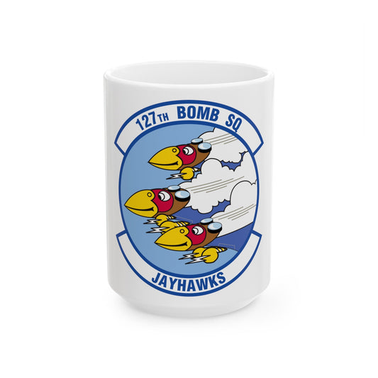127 Bomber Squadron (U.S. Air Force) White Coffee Mug
