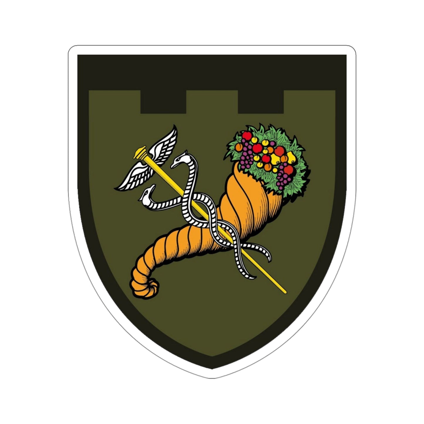 127th Territorial Brigade Badge (Ukraine) STICKER Vinyl Die-Cut Decal-4 Inch-The Sticker Space