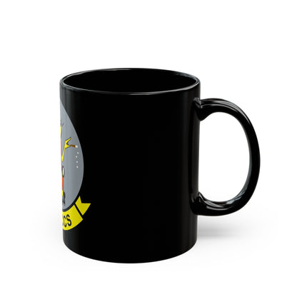 128 ACCS (U.S. Air Force) Black Coffee Mug-The Sticker Space
