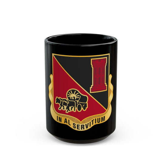 128 Engineer Battalion Nebraska National Guard (U.S. Army) Black Coffee Mug-15oz-The Sticker Space