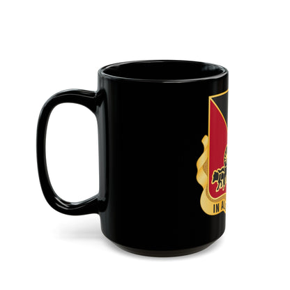 128 Engineer Battalion Nebraska National Guard (U.S. Army) Black Coffee Mug-The Sticker Space