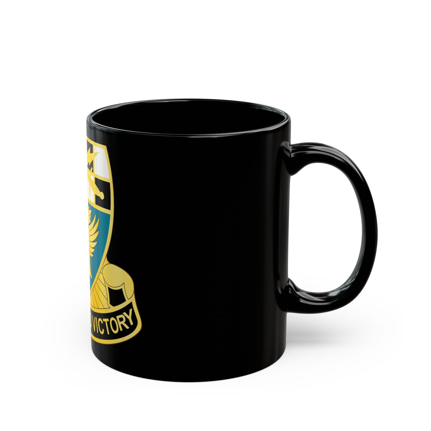 128 Military Intelligence Battalion (U.S. Army) Black Coffee Mug-The Sticker Space