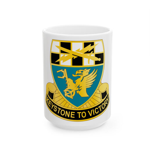 128 Military Intelligence Battalion (U.S. Army) White Coffee Mug-15oz-The Sticker Space