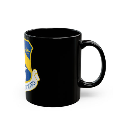 128th Air Refueling Wing (U.S. Air Force) Black Coffee Mug-The Sticker Space