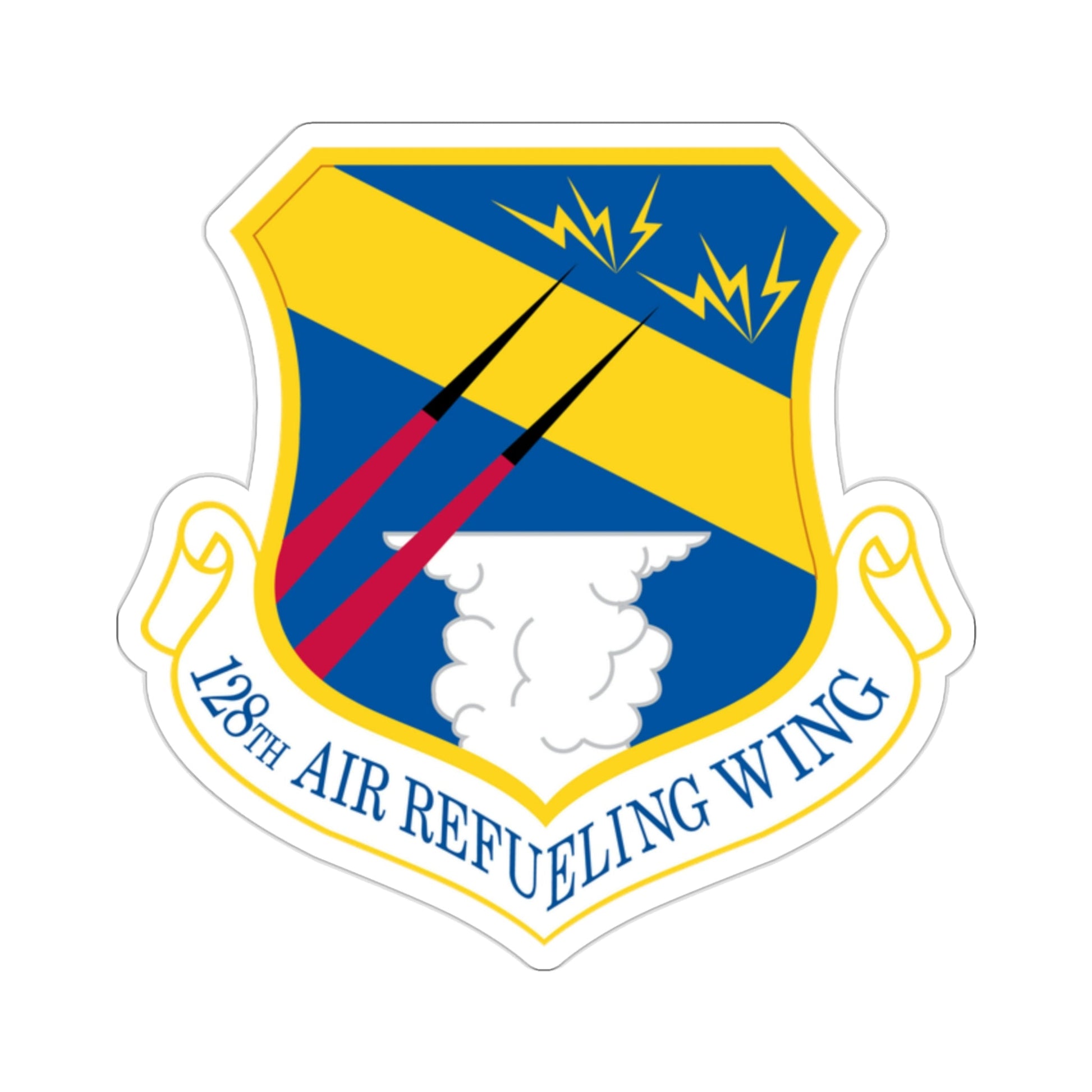 128th Air Refueling Wing (U.S. Air Force) STICKER Vinyl Die-Cut Decal-2 Inch-The Sticker Space