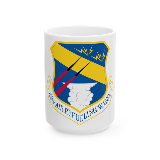 128th Air Refueling Wing (U.S. Air Force) White Coffee Mug