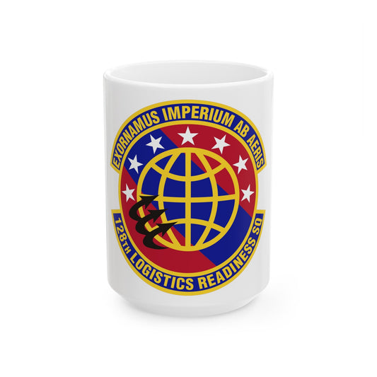 128th Logistics Readiness Squadron (U.S. Air Force) White Coffee Mug-15oz-The Sticker Space