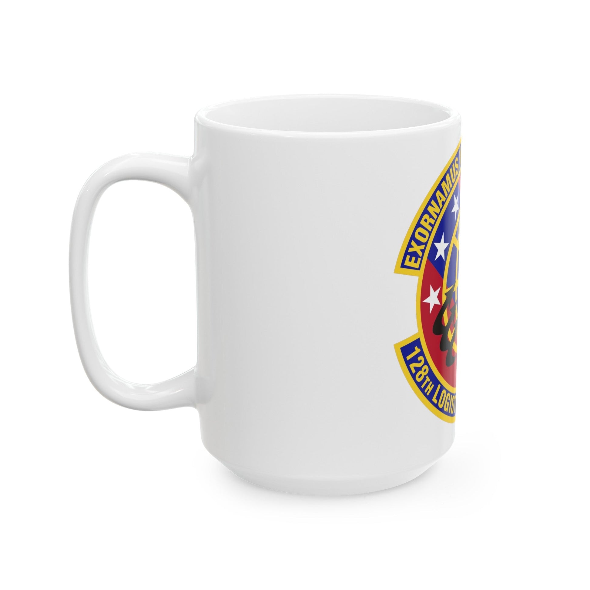 128th Logistics Readiness Squadron (U.S. Air Force) White Coffee Mug-The Sticker Space