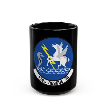 129 Rescue Squadron (U.S. Air Force) Black Coffee Mug-15oz-The Sticker Space