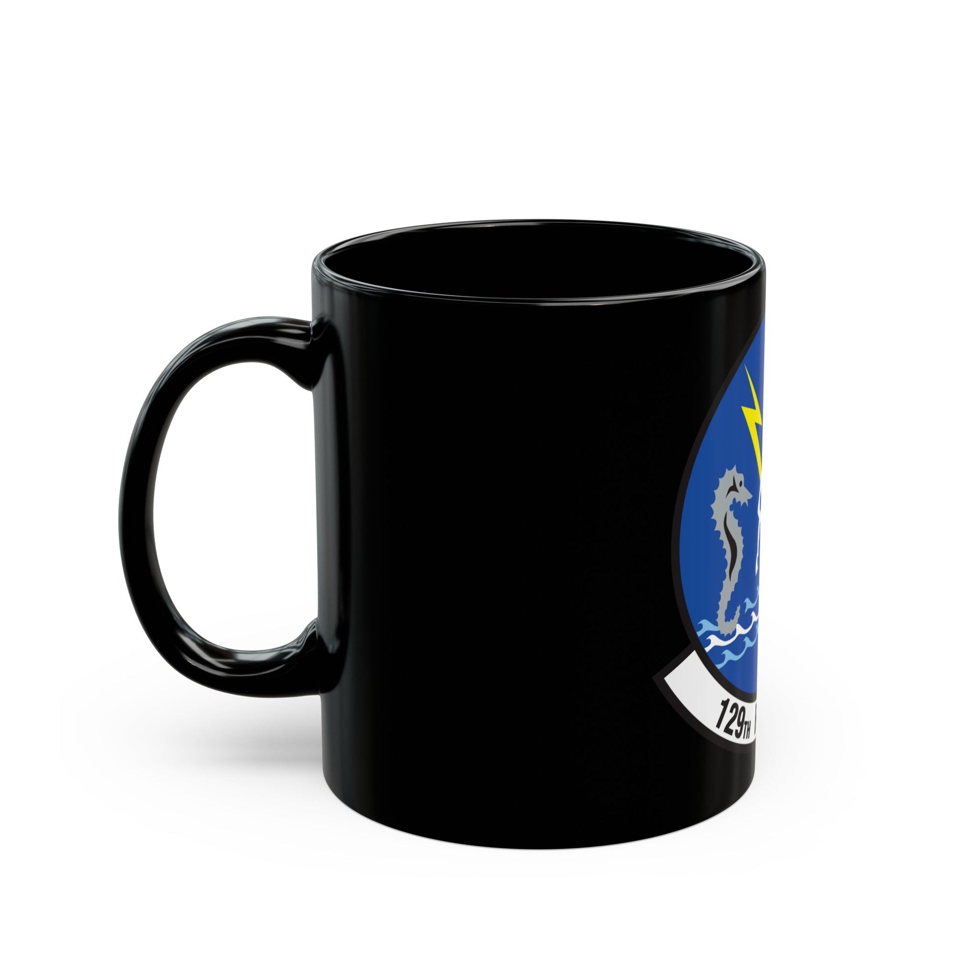 129 Rescue Squadron (U.S. Air Force) Black Coffee Mug-The Sticker Space