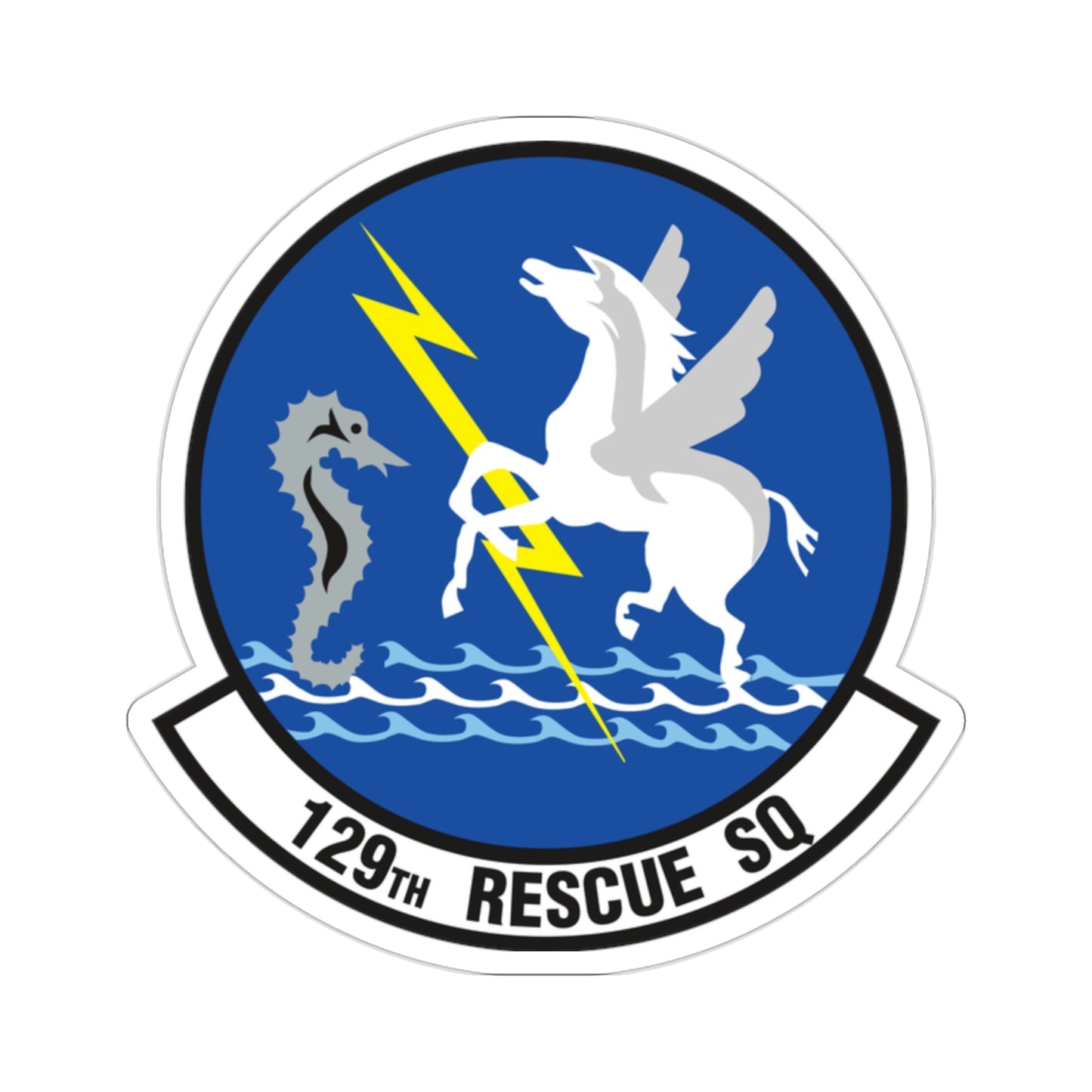 129 Rescue Squadron (U.S. Air Force) STICKER Vinyl Die-Cut Decal-2 Inch-The Sticker Space