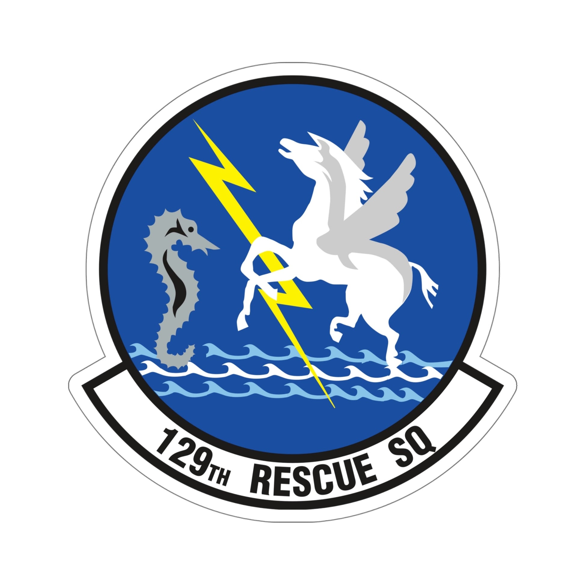 129 Rescue Squadron (U.S. Air Force) STICKER Vinyl Die-Cut Decal-6 Inch-The Sticker Space