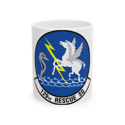 129 Rescue Squadron (U.S. Air Force) White Coffee Mug-11oz-The Sticker Space