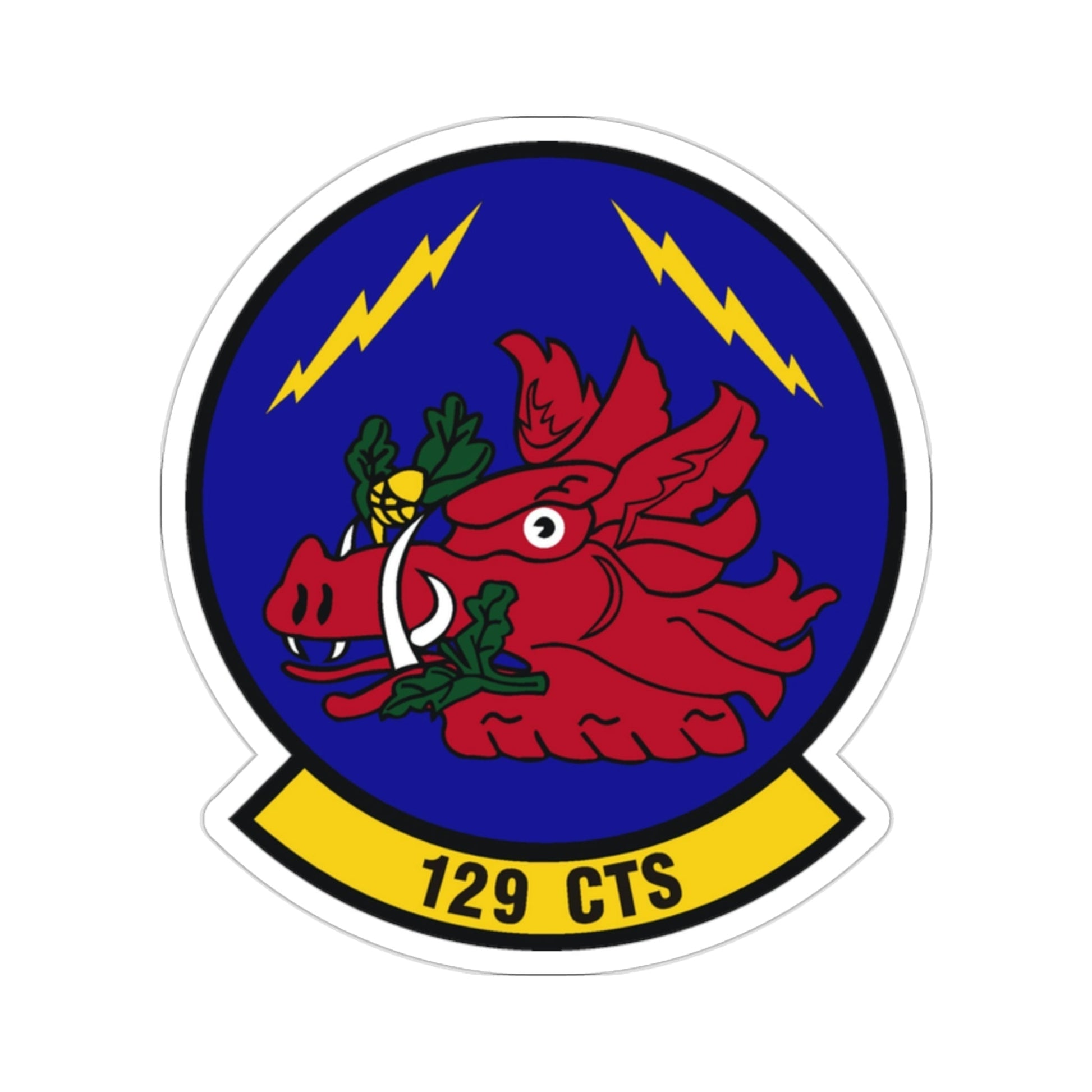 129th Combat Training Squadron (U.S. Air Force) STICKER Vinyl Die-Cut Decal-2 Inch-The Sticker Space