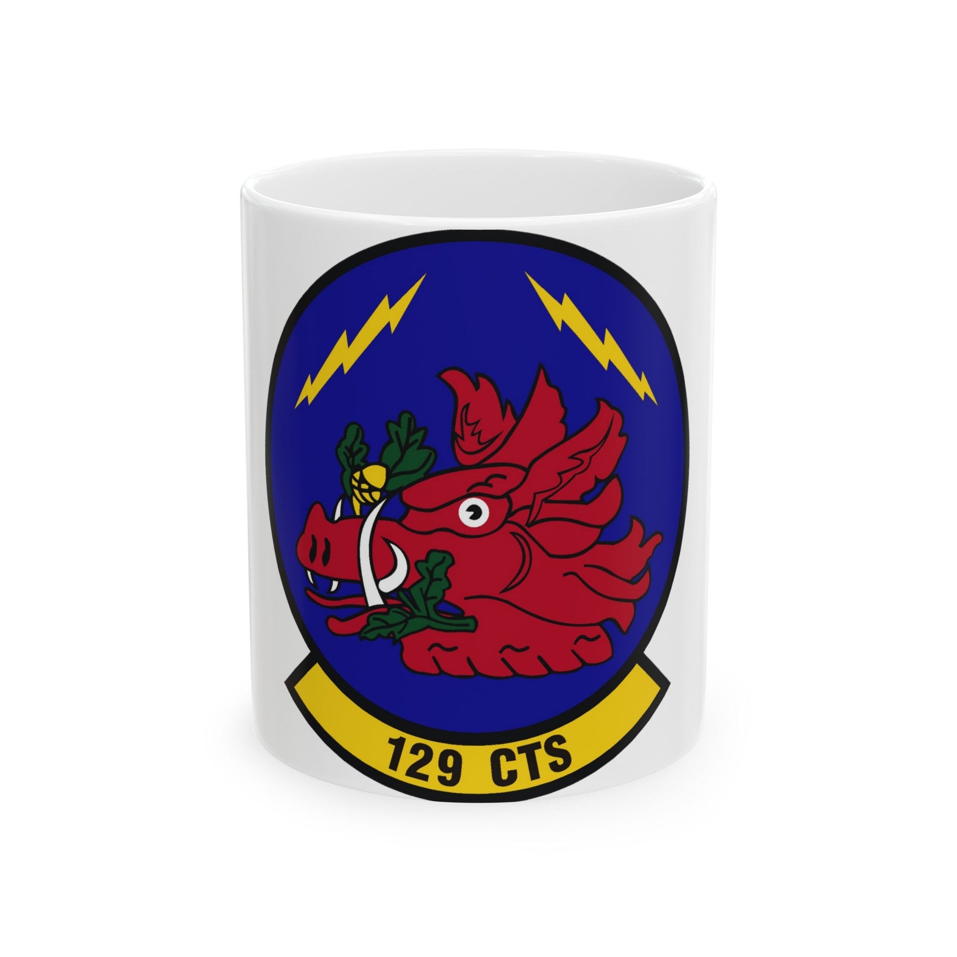 129th Combat Training Squadron (U.S. Air Force) White Coffee Mug-11oz-The Sticker Space