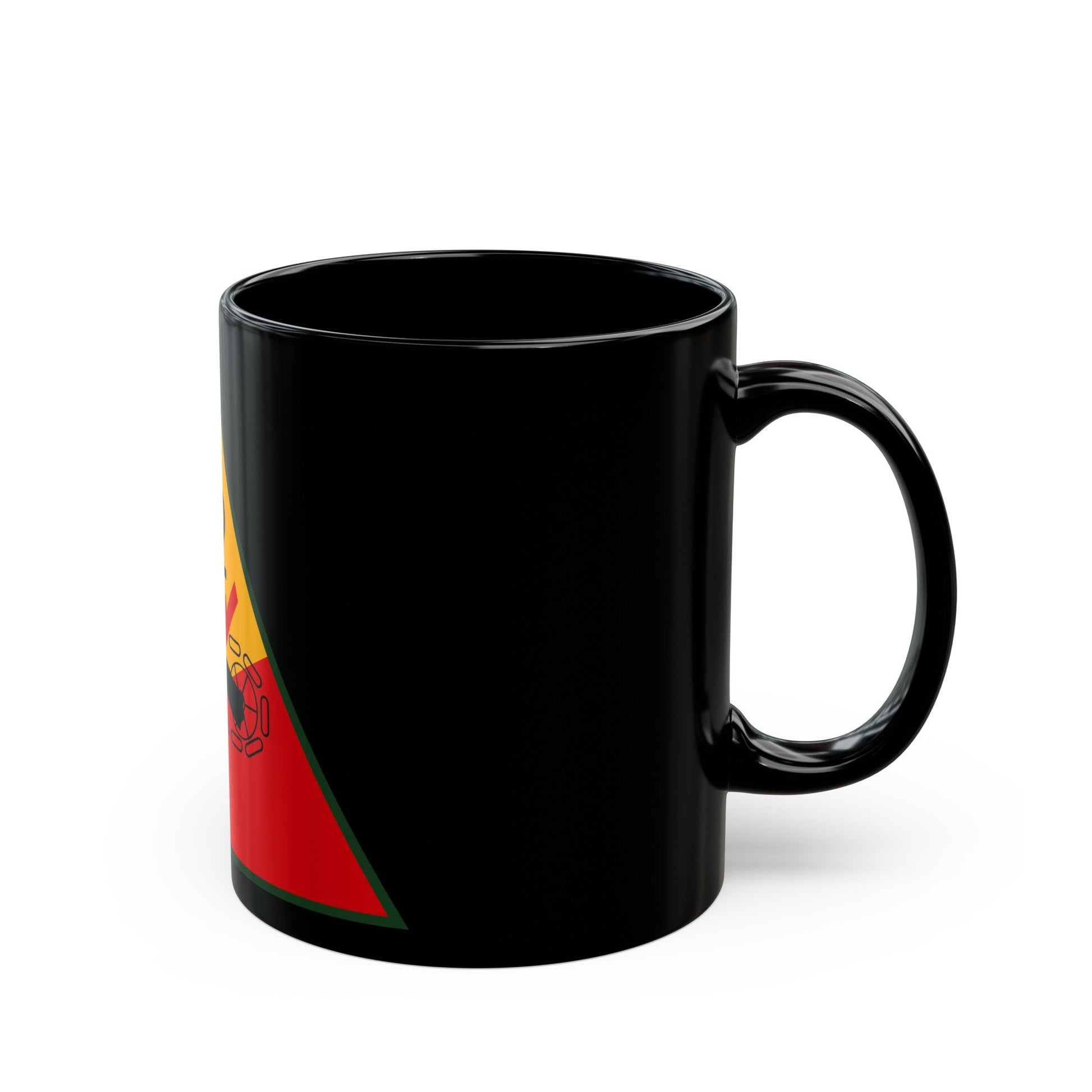 12th Armored Division (U.S. Army) Black Coffee Mug-The Sticker Space