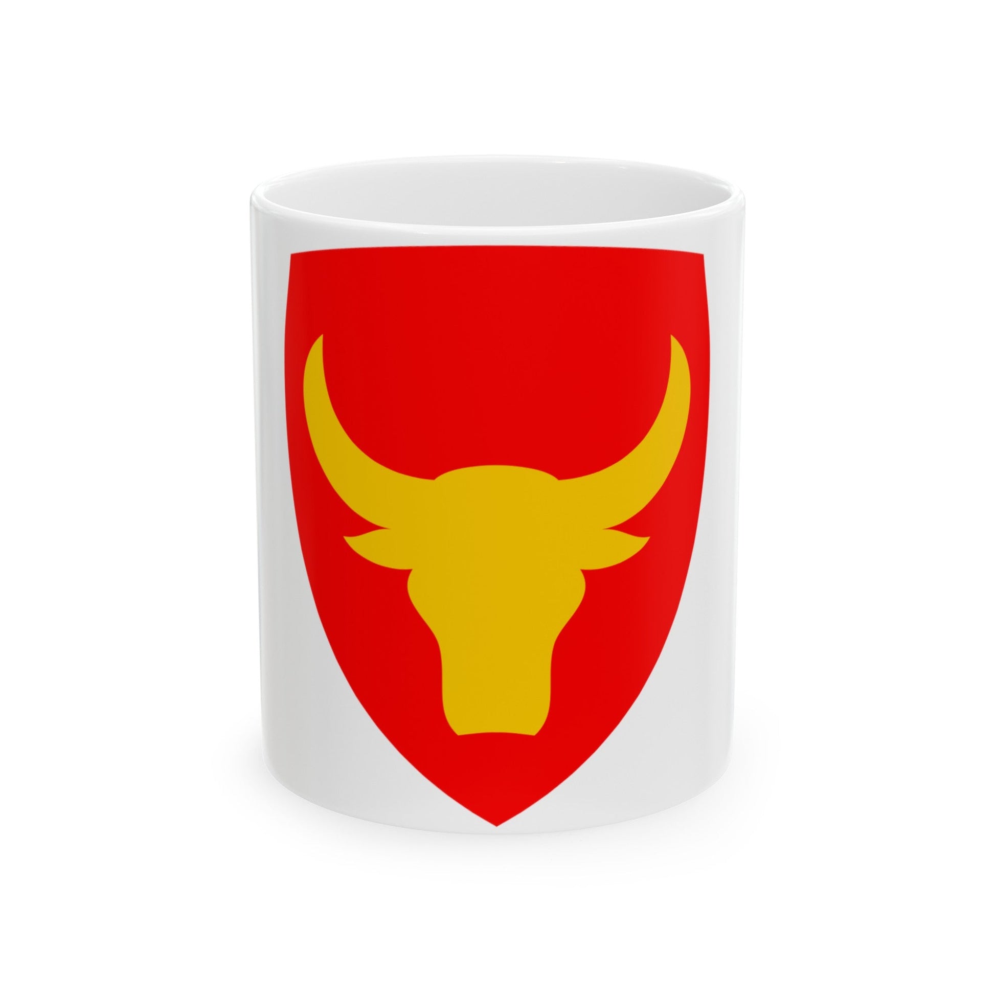 12th Infantry Division SSI (U.S. Army) White Coffee Mug-11oz-The Sticker Space