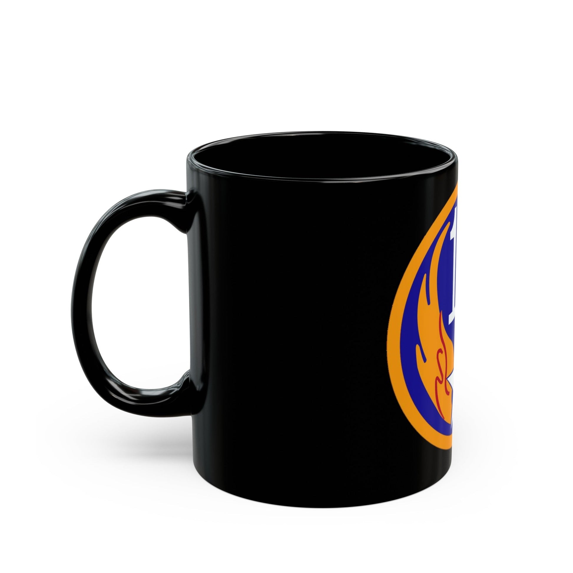 13 Air Force (U.S. Army) Black Coffee Mug-The Sticker Space