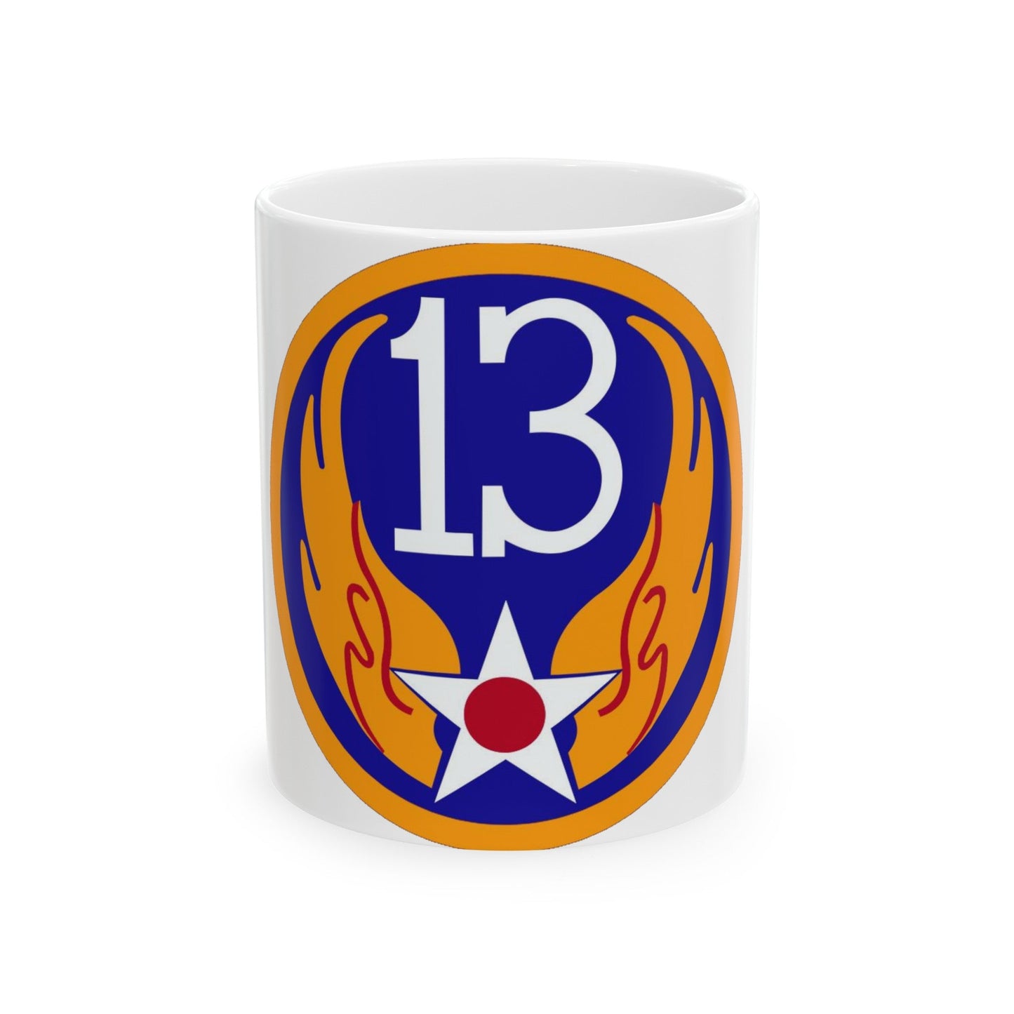 13 Air Force (U.S. Army) White Coffee Mug-11oz-The Sticker Space