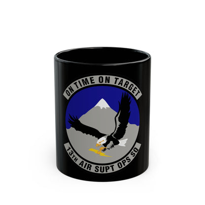 13 Air Support Operations Squadron ACC (U.S. Air Force) Black Coffee Mug-11oz-The Sticker Space