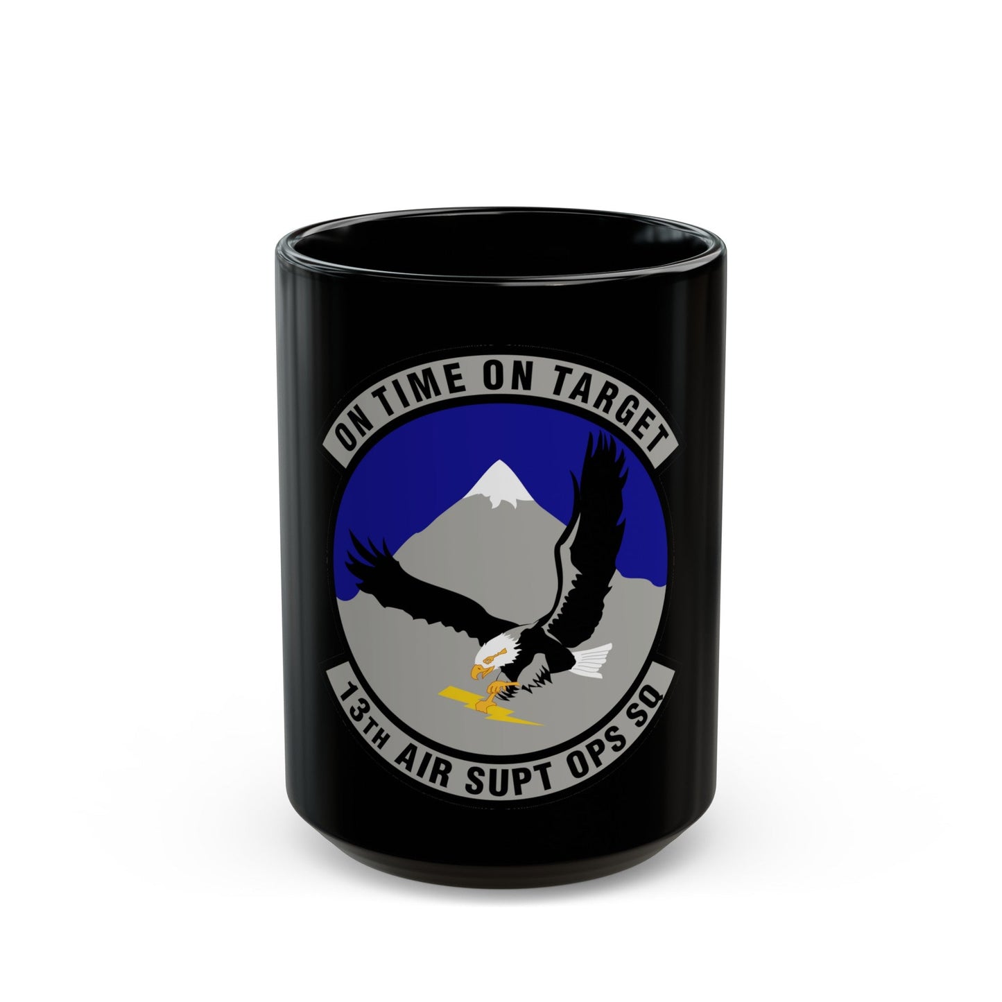 13 Air Support Operations Squadron ACC (U.S. Air Force) Black Coffee Mug-15oz-The Sticker Space