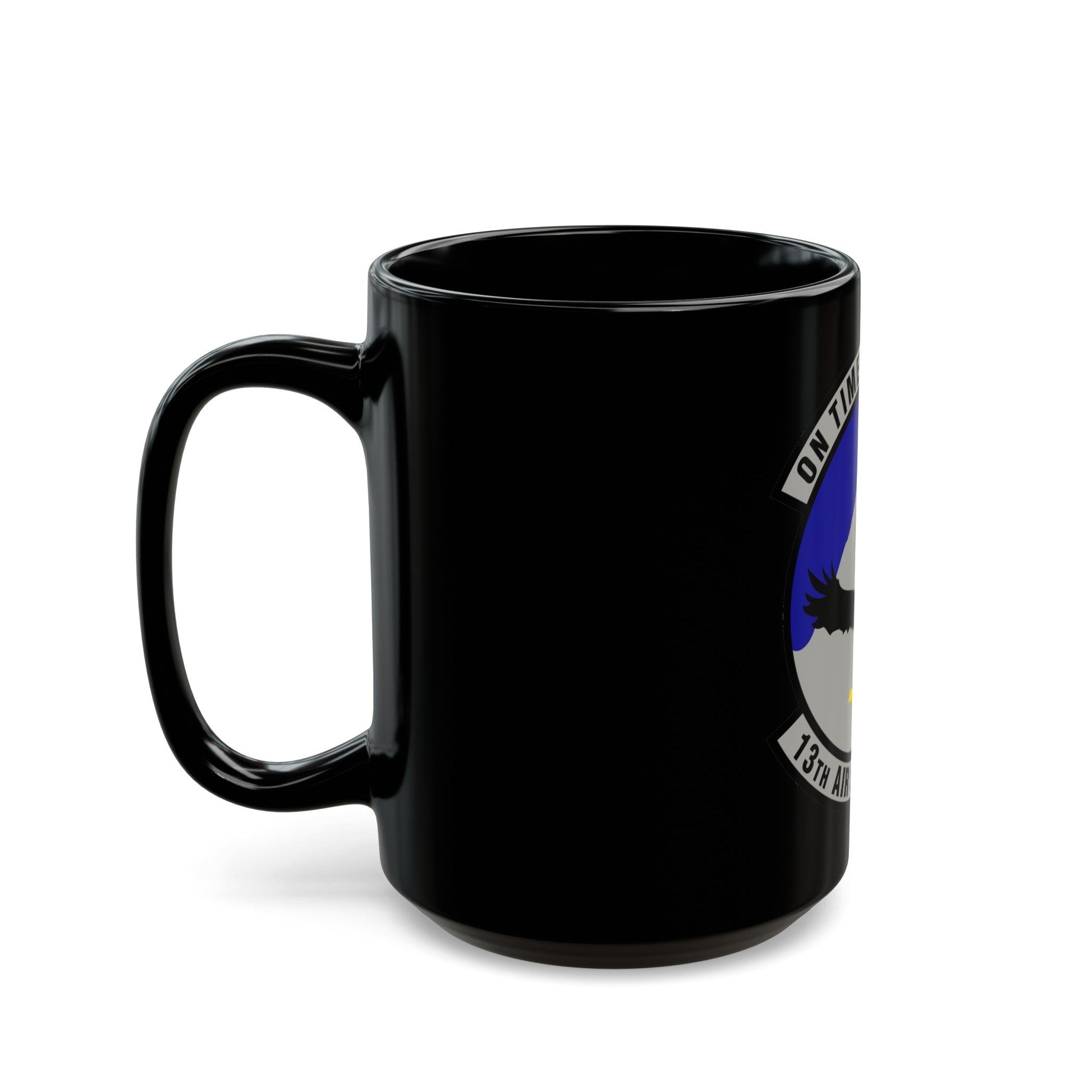 13 Air Support Operations Squadron ACC (U.S. Air Force) Black Coffee Mug-The Sticker Space