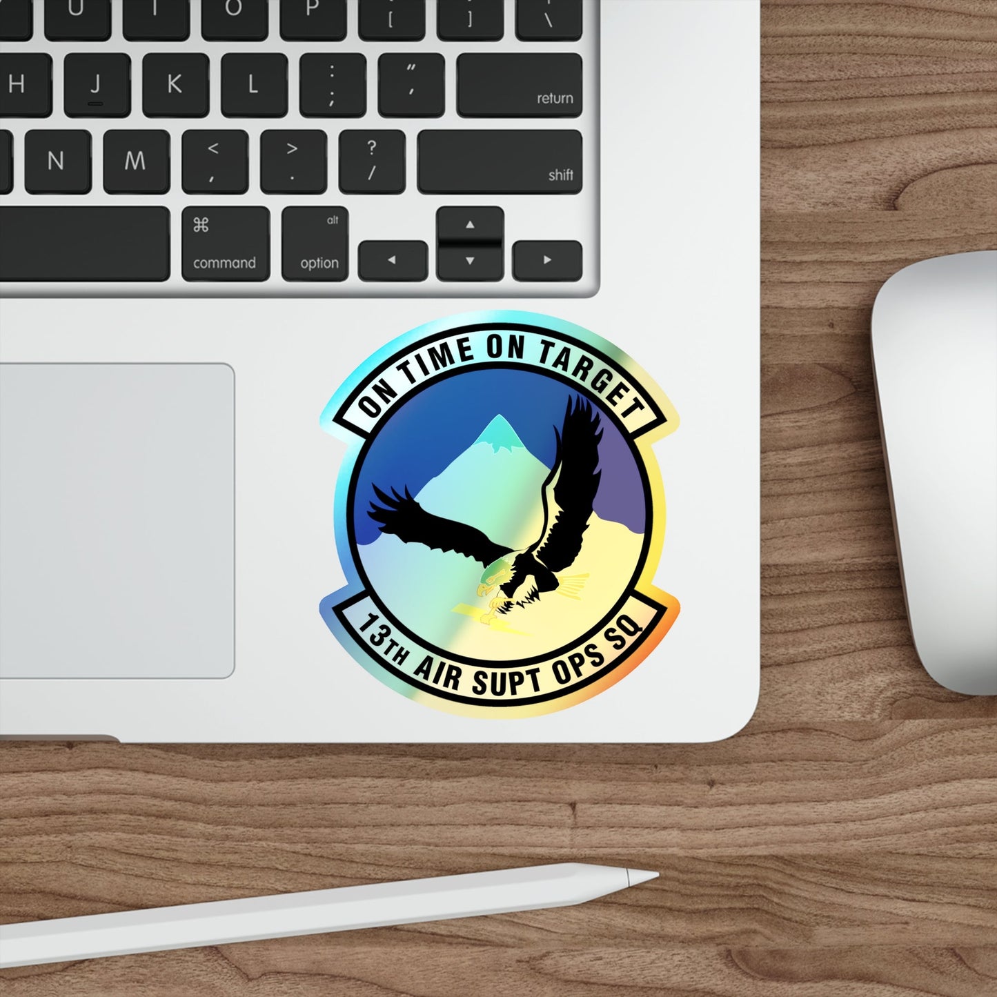 13 Air Support Operations Squadron ACC (U.S. Air Force) Holographic STICKER Die-Cut Vinyl Decal-The Sticker Space