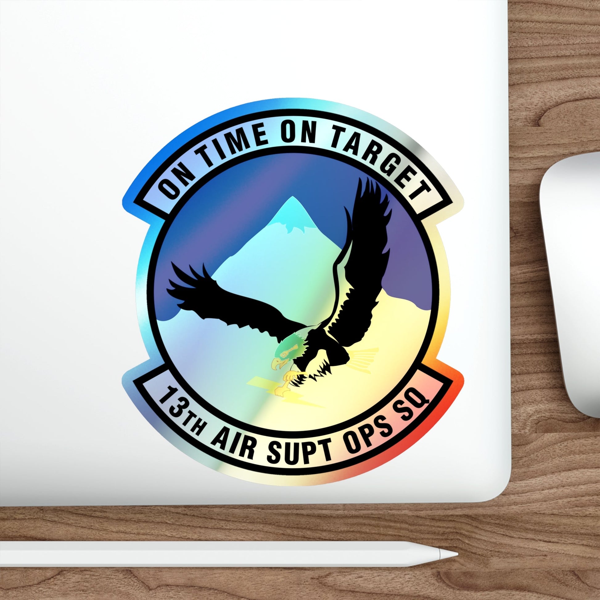 13 Air Support Operations Squadron ACC (U.S. Air Force) Holographic STICKER Die-Cut Vinyl Decal-The Sticker Space