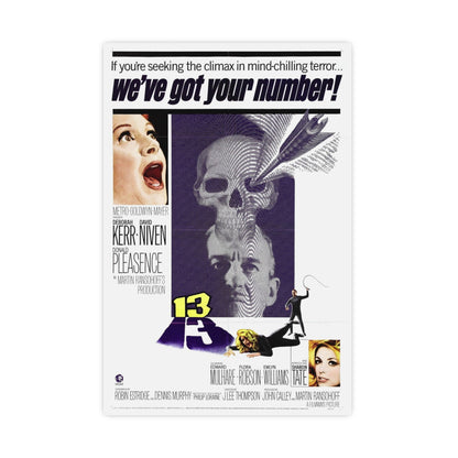 13 (EYE OF THE DEVIL) 1966 - Paper Movie Poster-16″ x 24″ (Vertical)-The Sticker Space