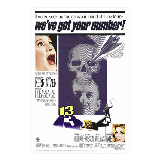 13 (EYE OF THE DEVIL) 1966 - Paper Movie Poster-24″ x 36″ (Vertical)-The Sticker Space