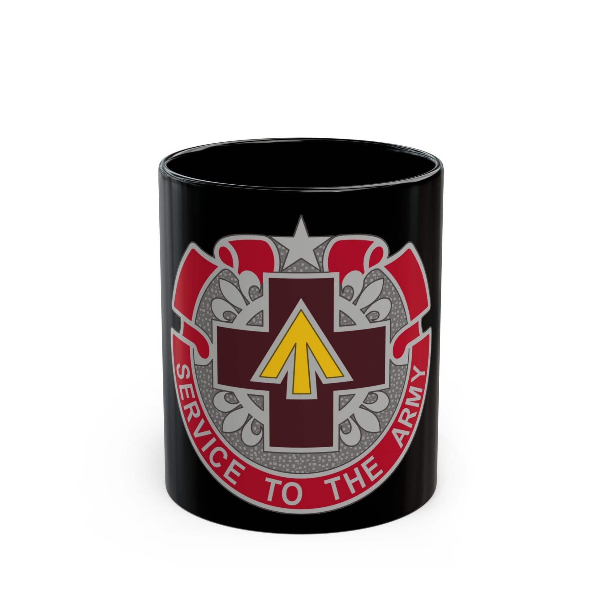 13 Field Hospital (U.S. Army) Black Coffee Mug-11oz-The Sticker Space