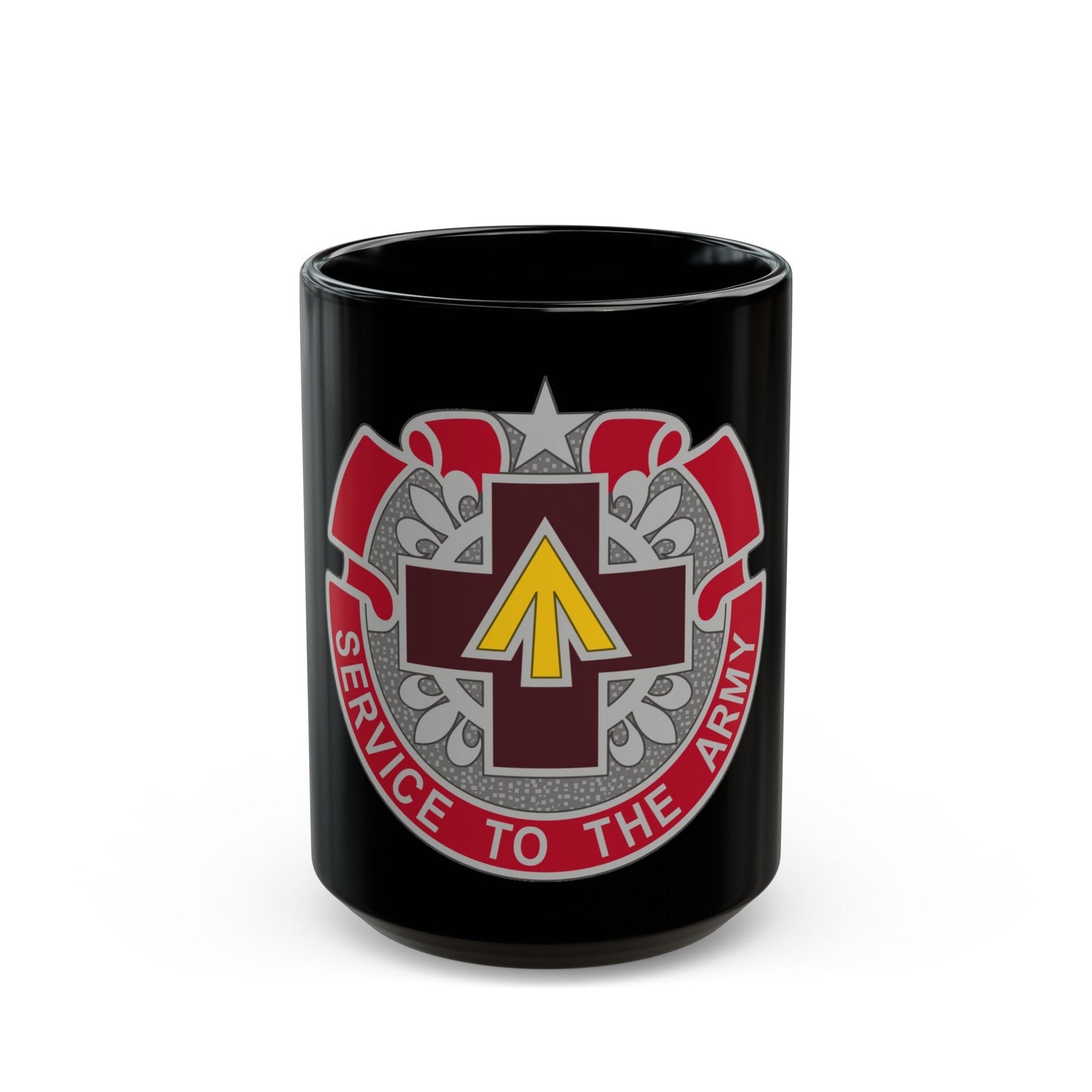 13 Field Hospital (U.S. Army) Black Coffee Mug-15oz-The Sticker Space