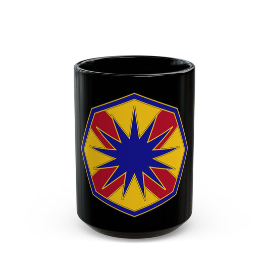 13 Sustainment Command (U.S. Army) Black Coffee Mug-15oz-The Sticker Space