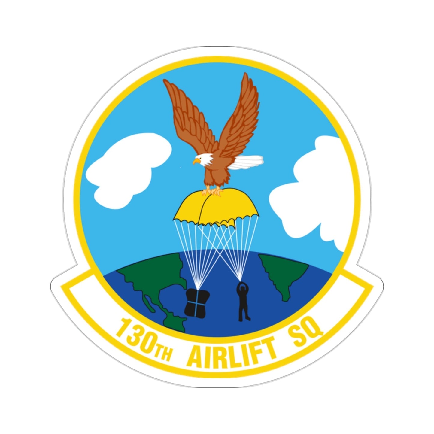 130 Airlift Squadron (U.S. Air Force) STICKER Vinyl Die-Cut Decal-2 Inch-The Sticker Space