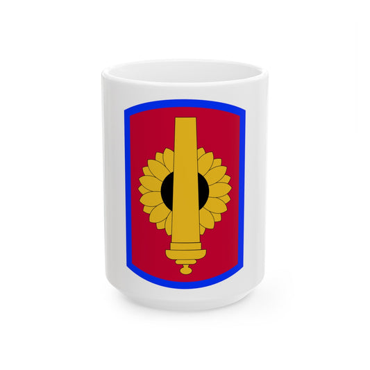 130th Field Artillery Brigade (U.S. Army) White Coffee Mug-15oz-The Sticker Space
