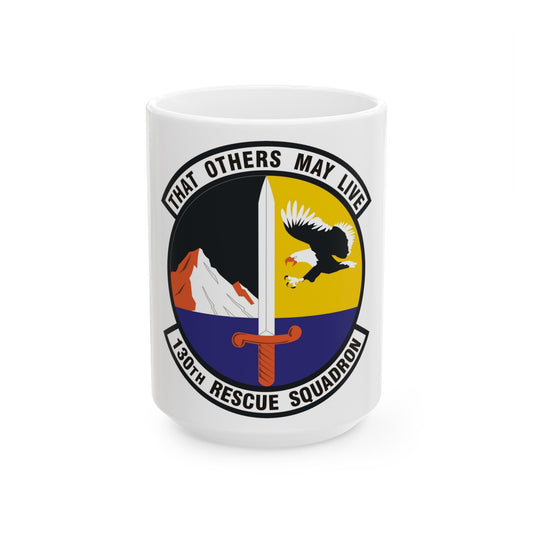 130th Rescue Squadron (U.S. Air Force) White Coffee Mug
