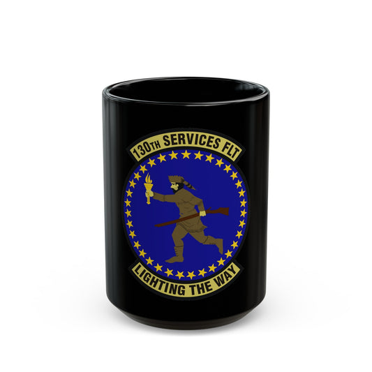 130th Services Flight (U.S. Air Force) Black Coffee Mug