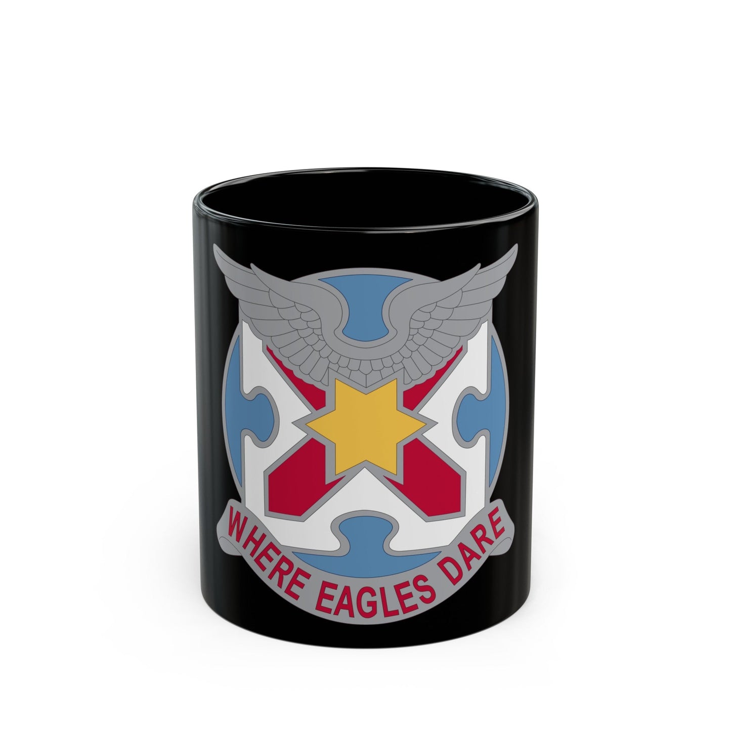 131 Aviation Regiment (U.S. Army) Black Coffee Mug-11oz-The Sticker Space