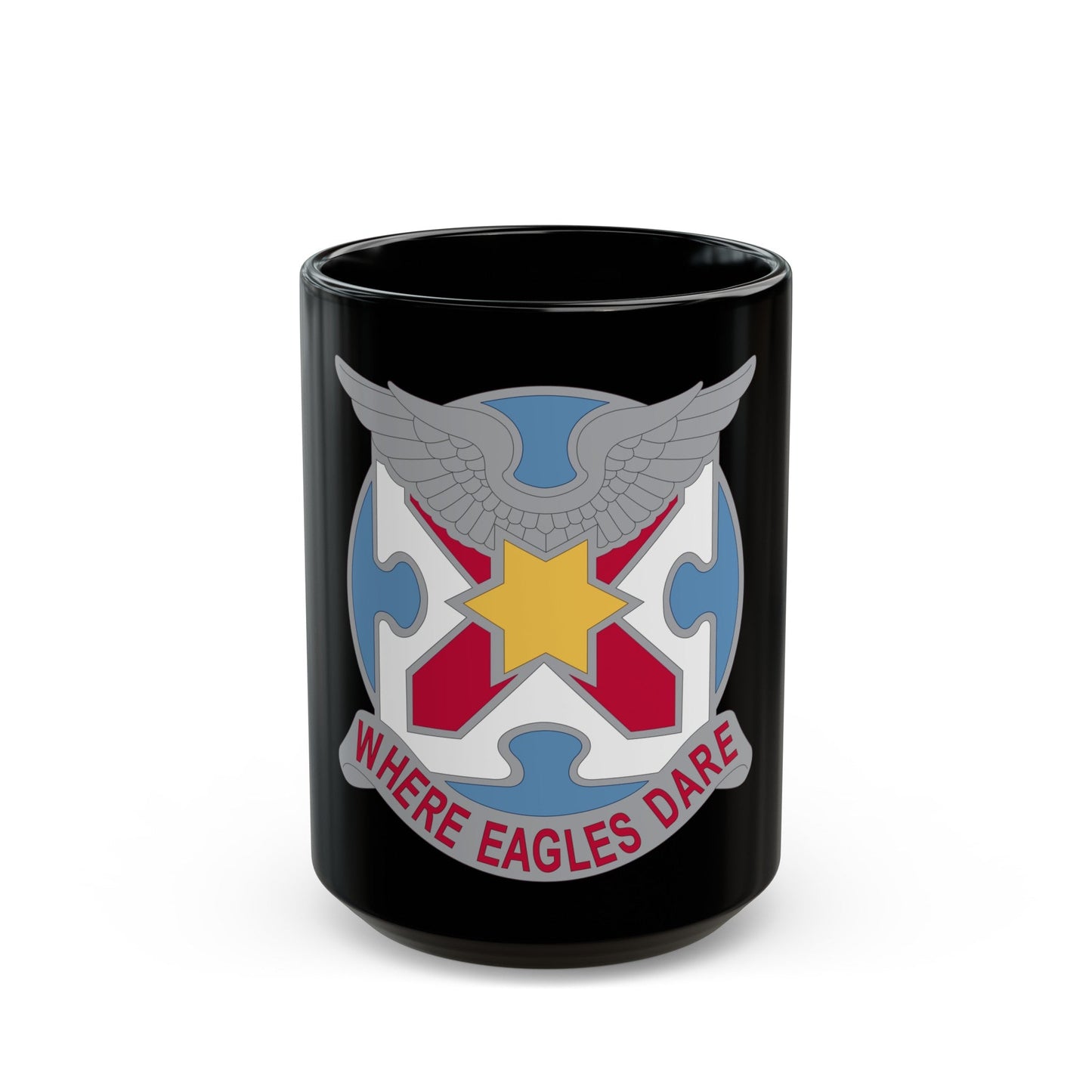 131 Aviation Regiment (U.S. Army) Black Coffee Mug-15oz-The Sticker Space