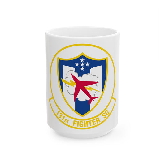 131 Fighter Squadron (U.S. Air Force) White Coffee Mug