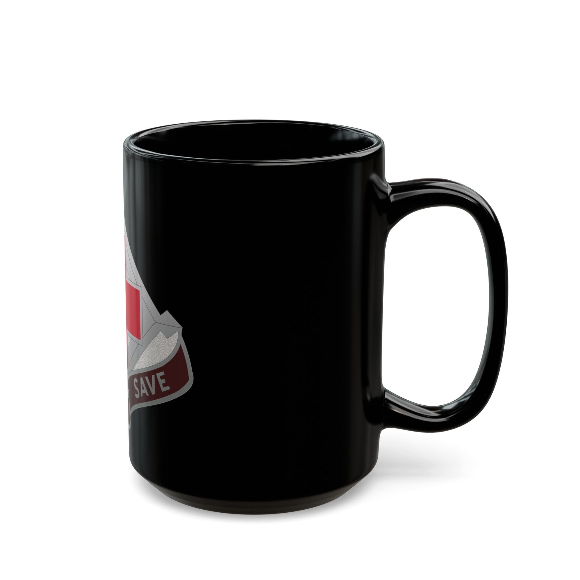 131 Surgical Hospital (U.S. Army) Black Coffee Mug-The Sticker Space