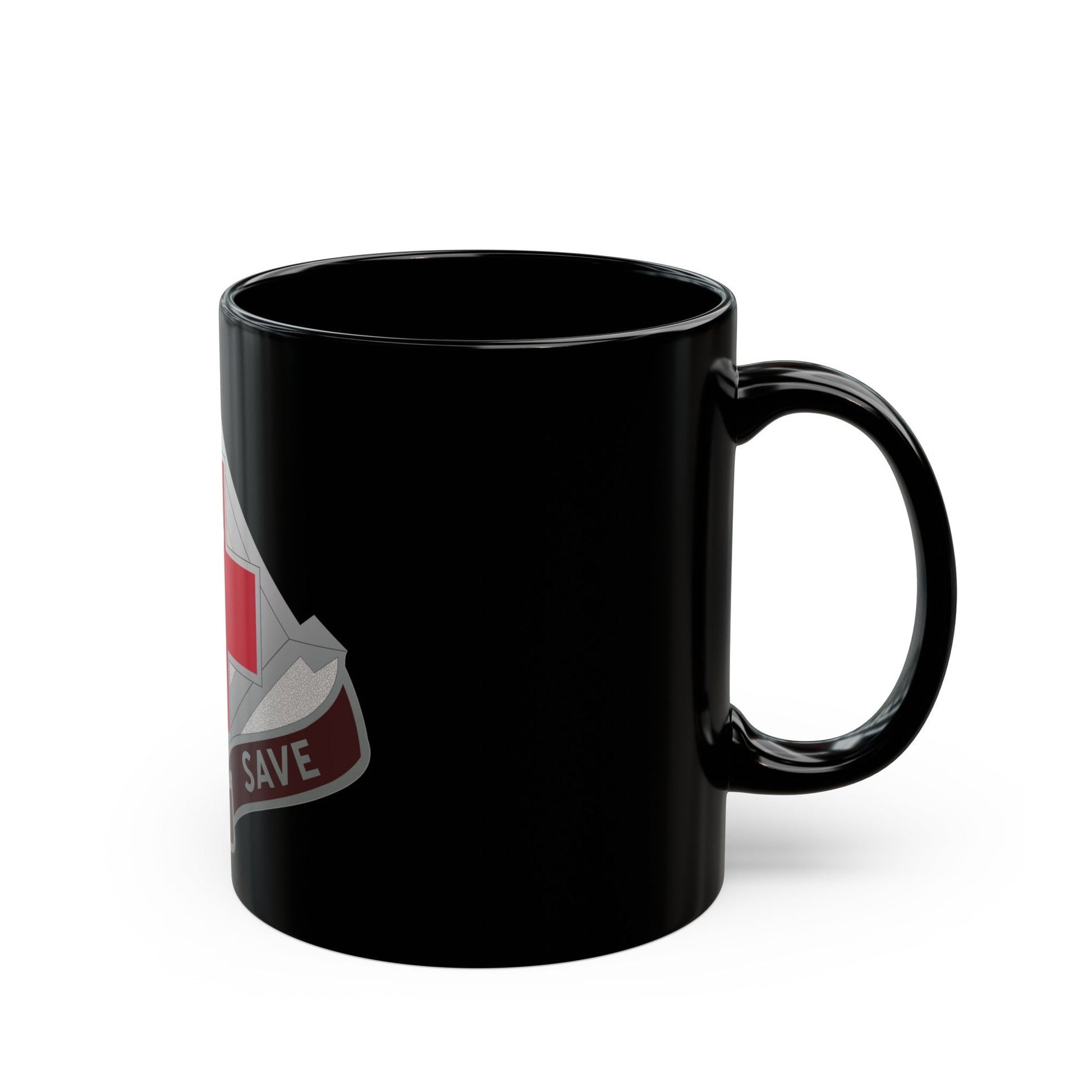 131 Surgical Hospital (U.S. Army) Black Coffee Mug-The Sticker Space