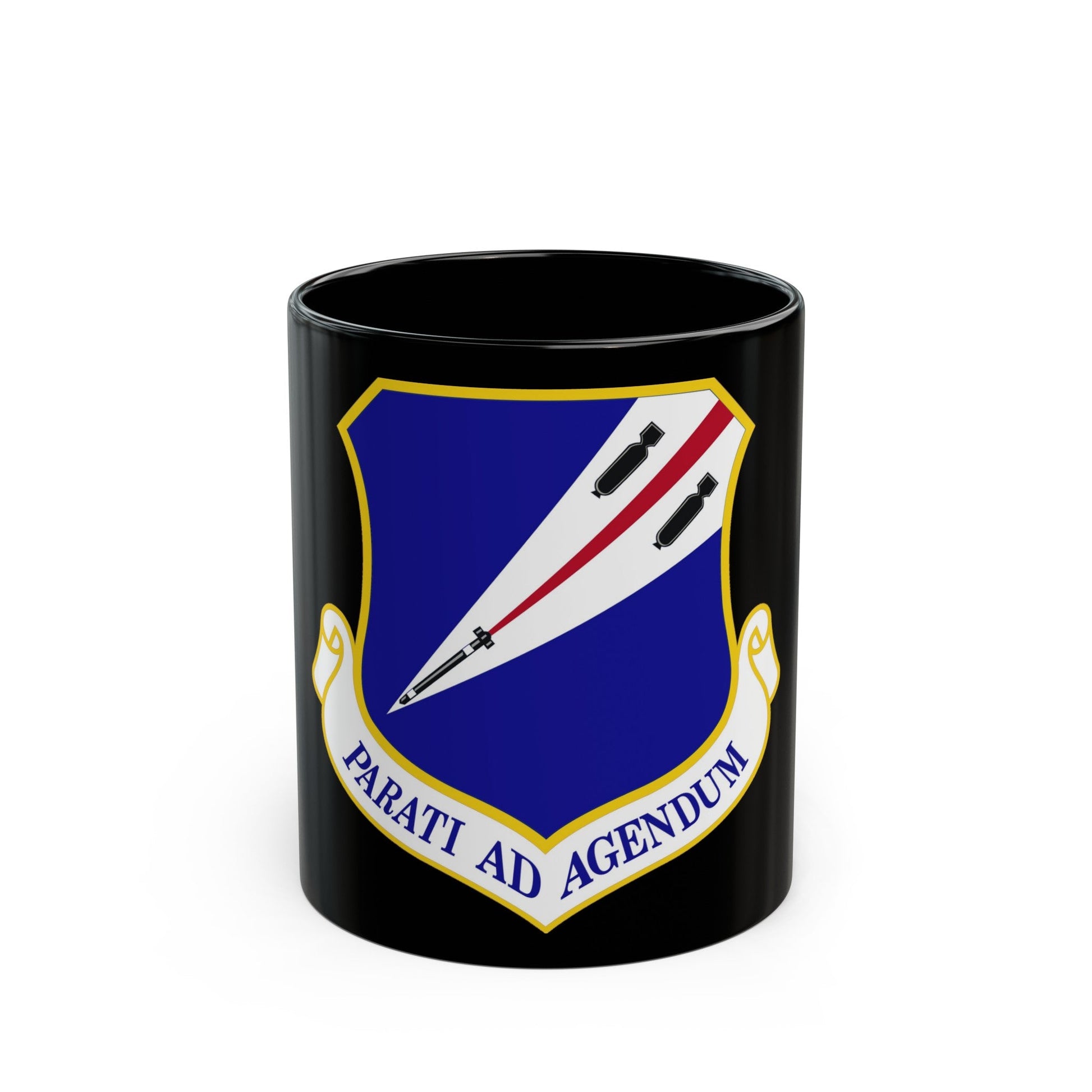 131st Fighter Wing (U.S. Air Force) Black Coffee Mug-11oz-The Sticker Space