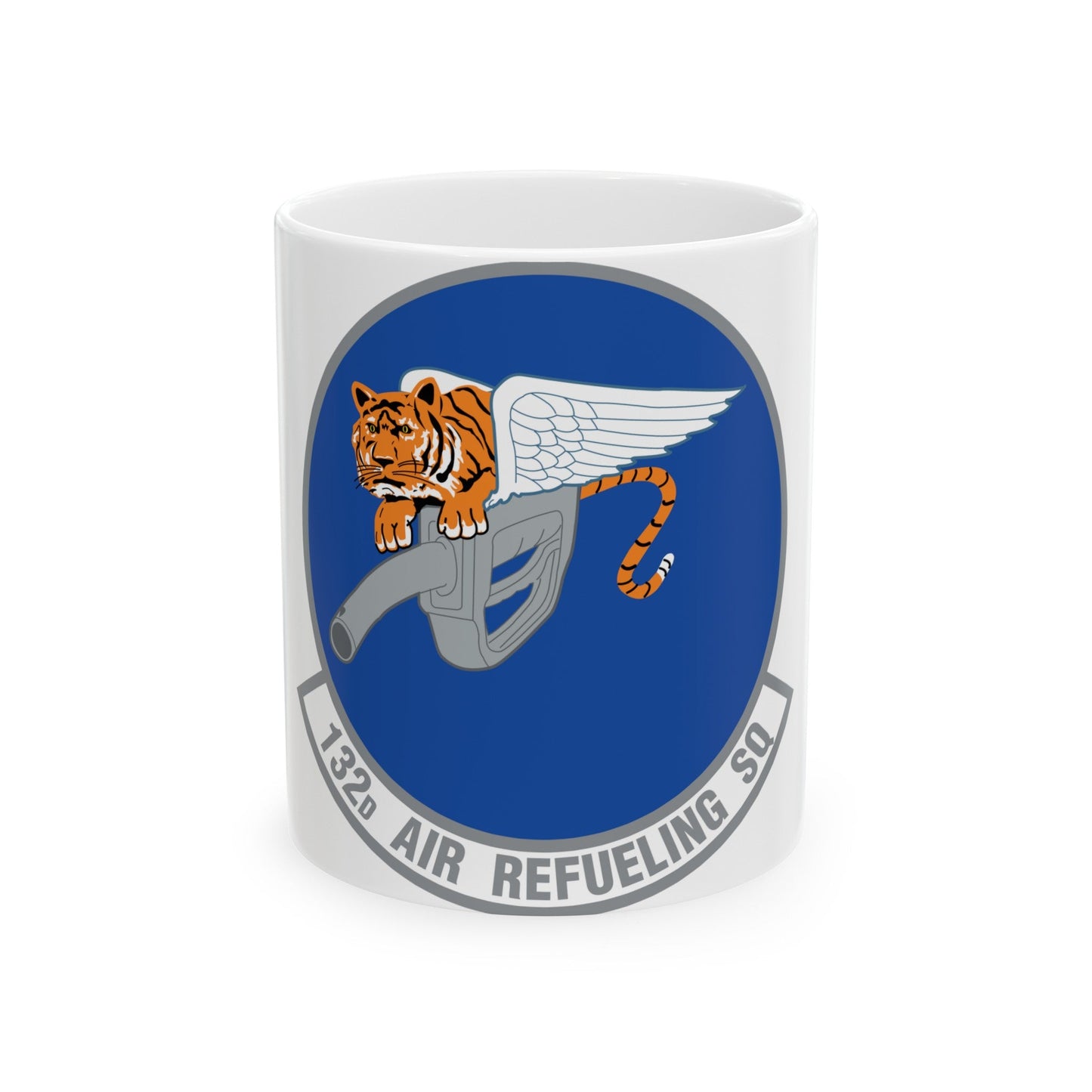 132 Air Refueling Squadron (U.S. Air Force) White Coffee Mug-11oz-The Sticker Space