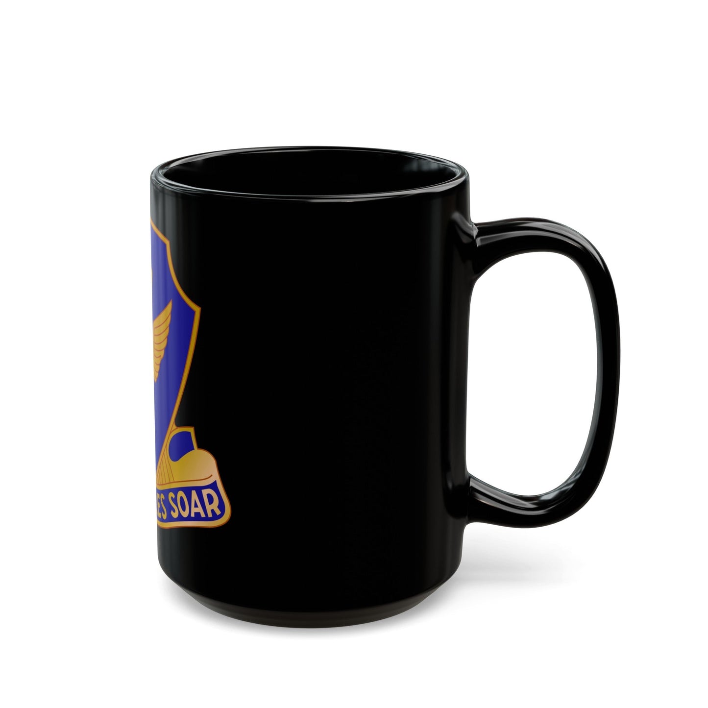 132 Aviation Regiment (U.S. Army) Black Coffee Mug-The Sticker Space