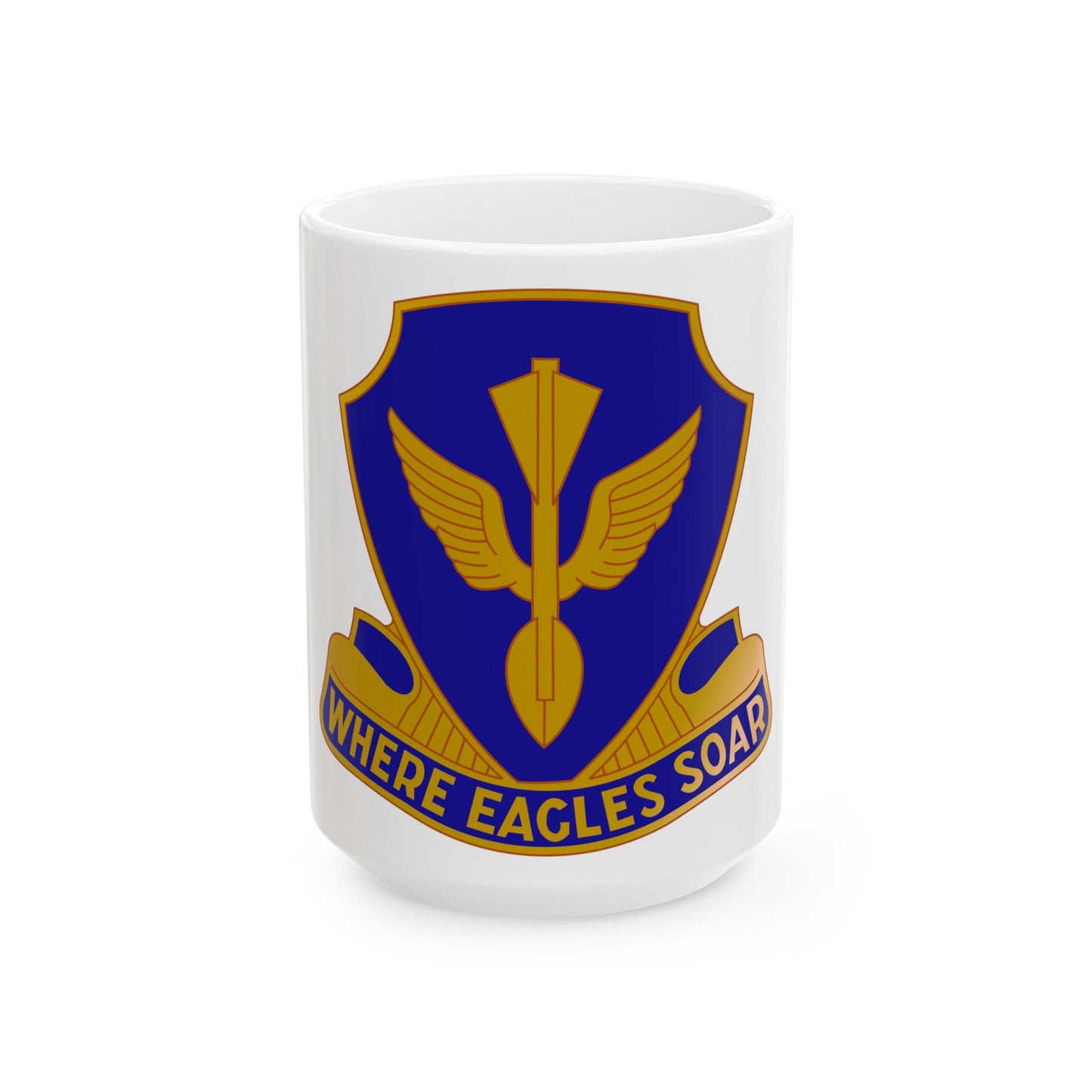 132 Aviation Regiment (U.S. Army) White Coffee Mug-15oz-The Sticker Space