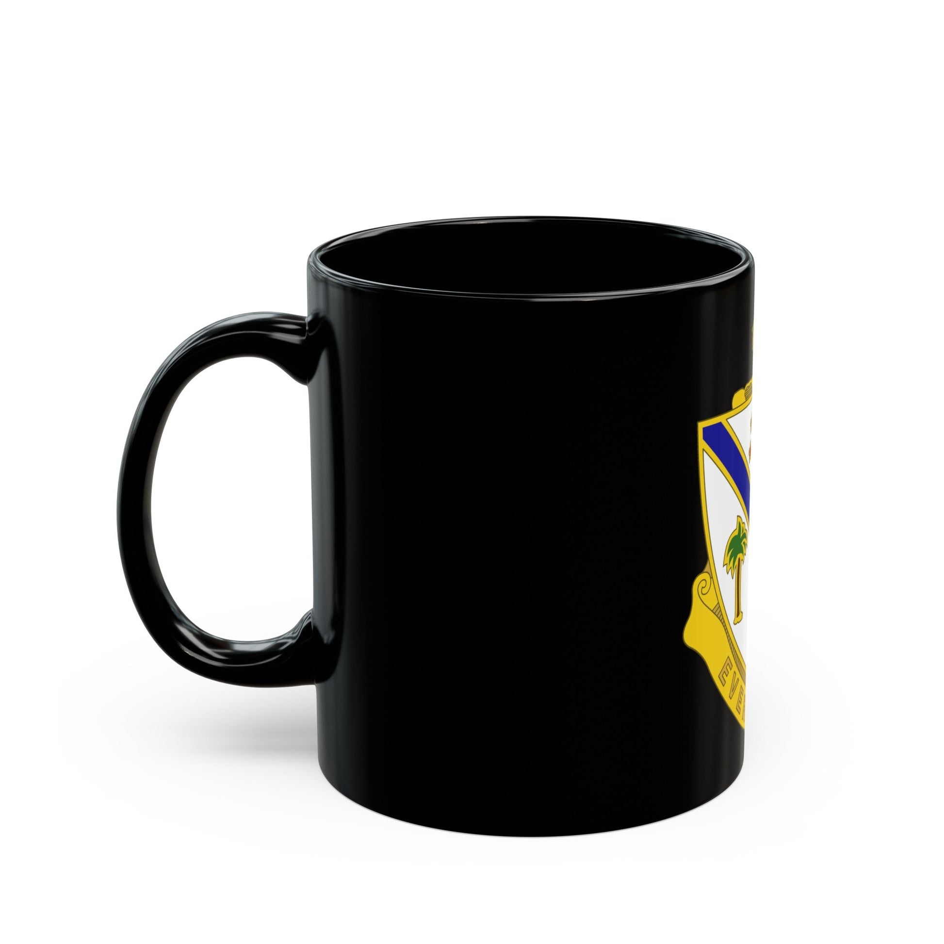 132nd Infantry Regiment (U.S. Army) Black Coffee Mug-The Sticker Space