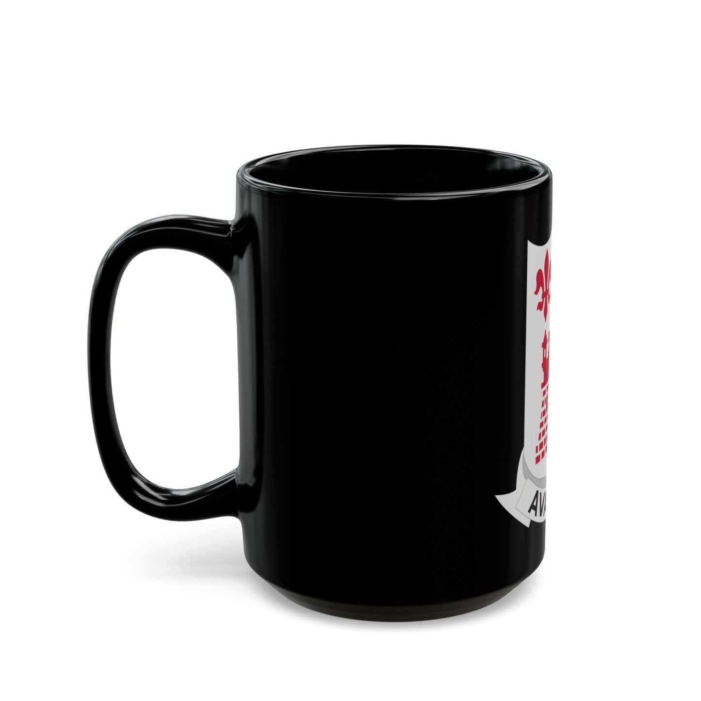 133rd Infantry Regiment (U.S. Army) Black Coffee Mug-The Sticker Space