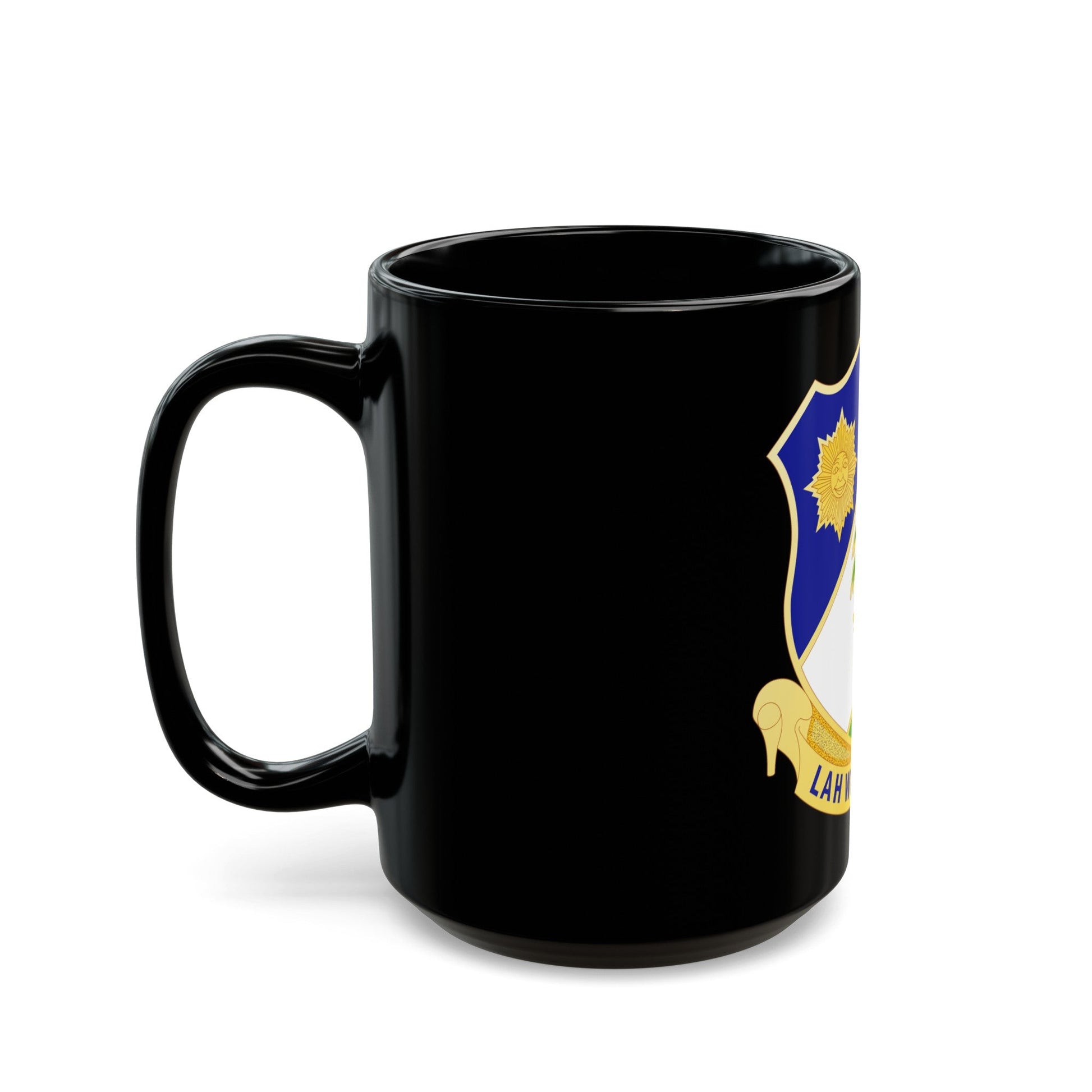 134 Cavalry Regiment (U.S. Army) Black Coffee Mug-The Sticker Space