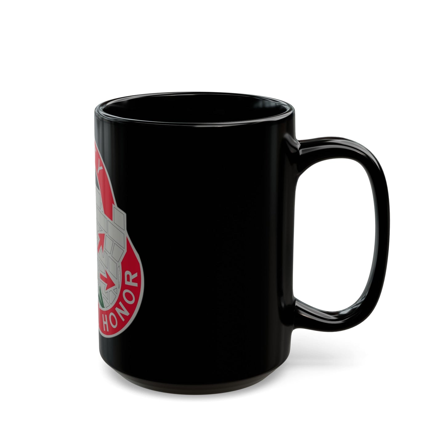 134 Engineer Group (U.S. Army) Black Coffee Mug-The Sticker Space